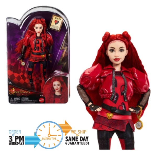 Red doll Daughter of Queen of Hearts, from Disney Descendants: The Rise of Red - Picture 1 of 7